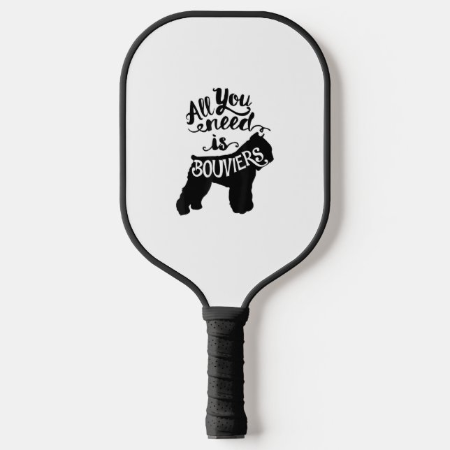 Raquette De Pickleball Tout ce dont vous avez besoin est Bouvier Amoureux (Recto)