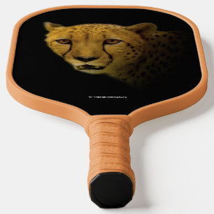 Raquette De Pickleball Traces commerciales avec un magnifique guépard