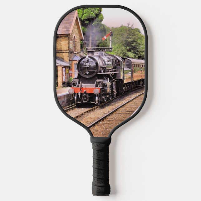 RAQUETTE DE PICKLEBALL TRAINS À VAPEUR (Recto)
