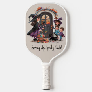 Raquette De Pickleball Trick Ou Traiter Les Enfants Collecter Halloween C