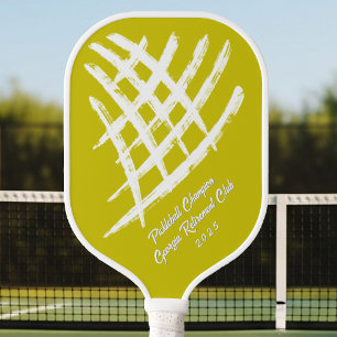 Raquette De Pickleball trophée du champion de pickleball jaune
