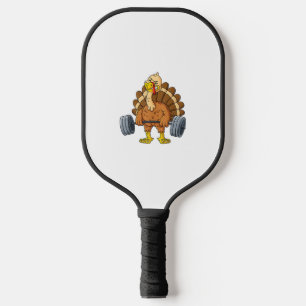 Raquette De Pickleball Turquie Deadlift Funny Thanksgiving Day Fitness We