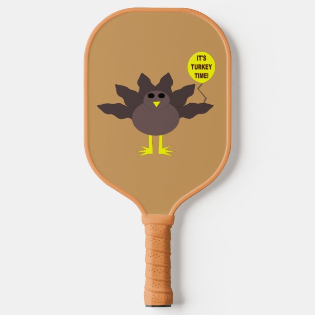 Raquette De Pickleball Turquie, heure Thanksgiving (Recto)