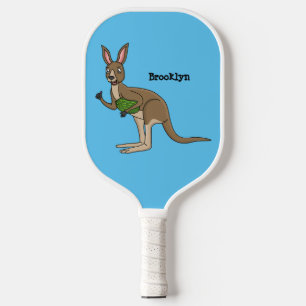 Raquette De Pickleball Une jolie illustration de kangourou australien
