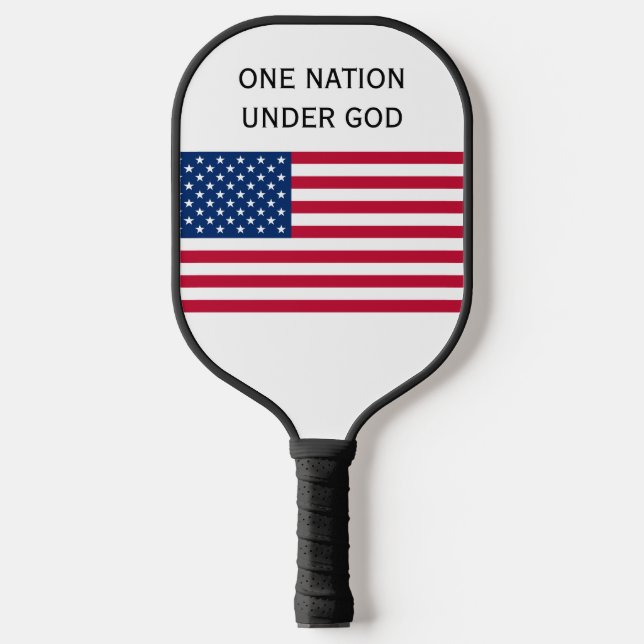 Raquette De Pickleball Une nation sous Dieu Pickleball Paddle (Recto)