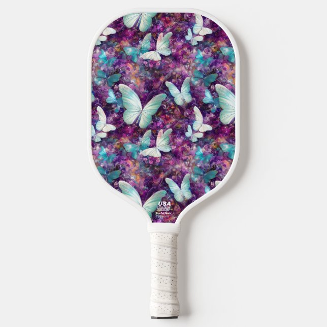 Raquette De Pickleball Une série mystique de papillons 7 (Recto)