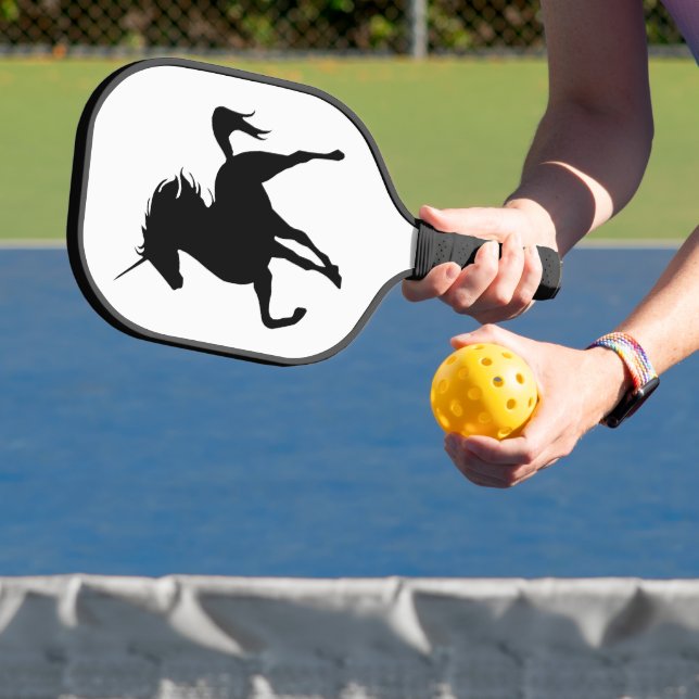 Raquette De Pickleball Unicorne de feu noir (Insitu)