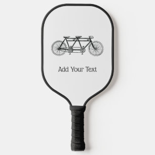 Raquette De Pickleball Vélo vintage construit pour deux / Vélo tandem