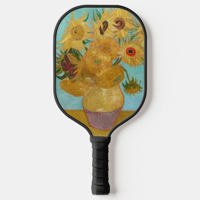 Raquette De Pickleball Vincent Van Gogh - Vase avec douze tournesols (Recto)
