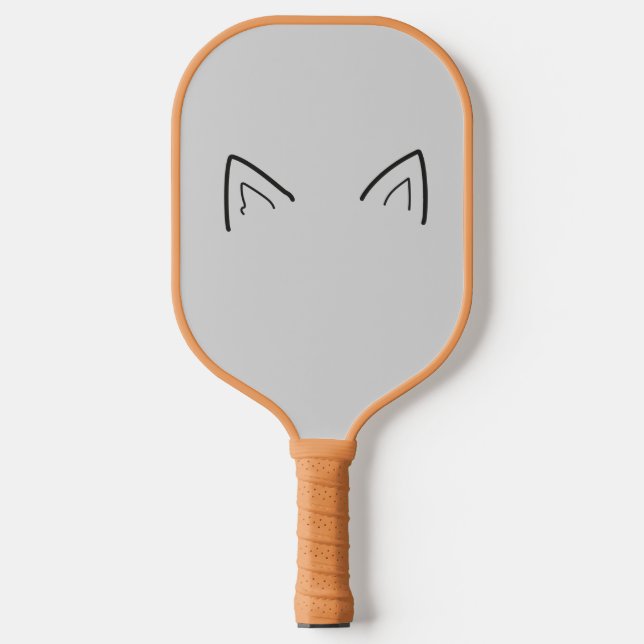 Raquette De Pickleball Voile et oreille Amoureux des chats (Recto)