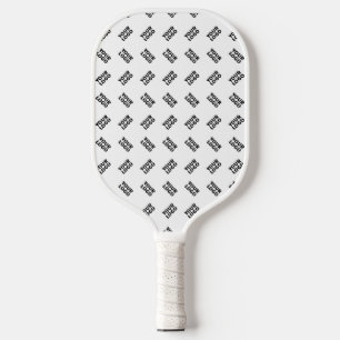 Raquette De Pickleball Votre logo Motif répété de substitution simple