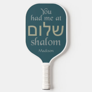 Raquette De Pickleball Vous m'aviez chez Shalom nom personnalisé