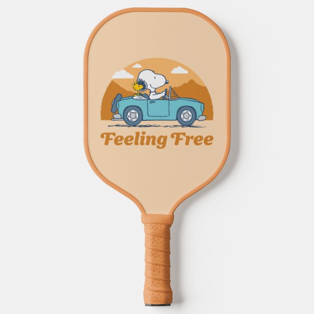 Raquette De Pickleball Voyage sur route | Arachides se sentent libres (Recto)