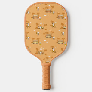 Raquette De Pickleball Voyage sur route   Peanuts Snoopy Beach Motif
