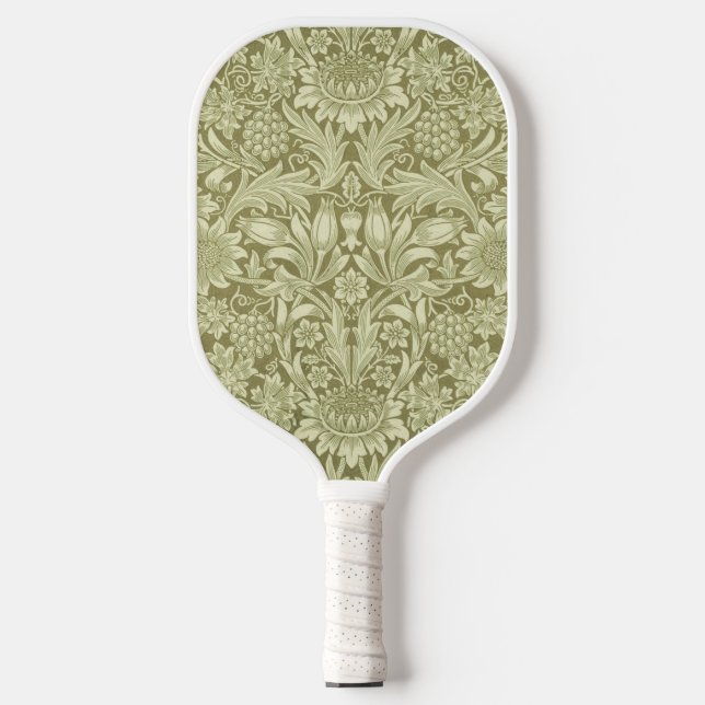 Raquette De Pickleball William Morris Fleur verte tournesol (Recto)