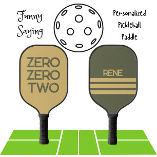 Raquette De Pickleball Zéro Zéro Deux Score De Début Personnalisé