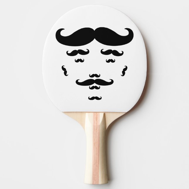 Raquette De Ping Pong 100% Moustache (Devant)