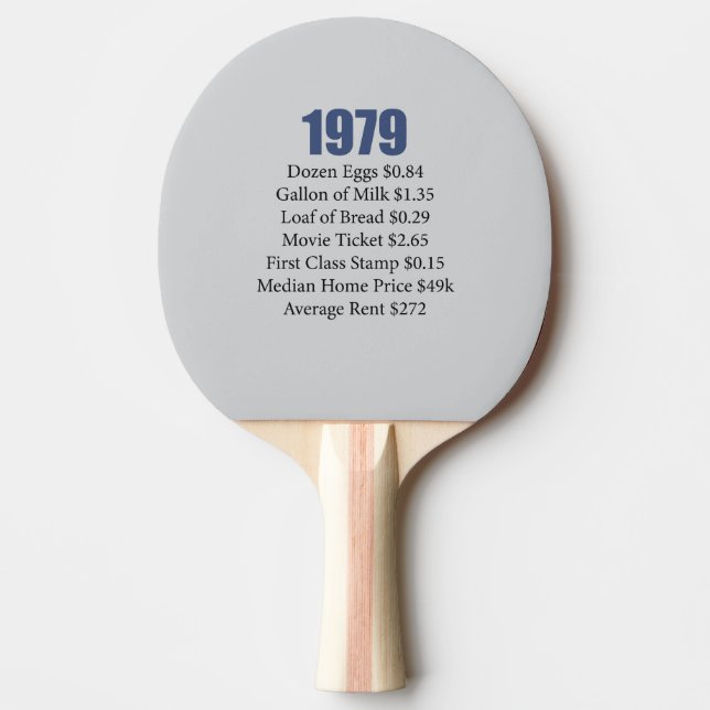 RAQUETTE DE PING PONG 1979 (Devant)