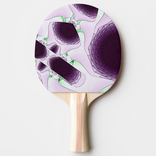 Raquette De Ping Pong À l'ombre de la couleur Violet (Devant)
