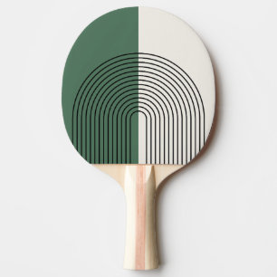 Raquette De Ping Pong Abstraction Bohème Moderne