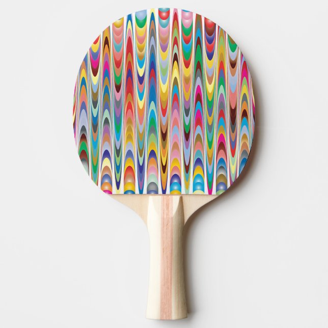 Raquette De Ping Pong Abstrait (Devant)