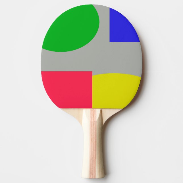 Raquette De Ping Pong Abstrait (Devant)