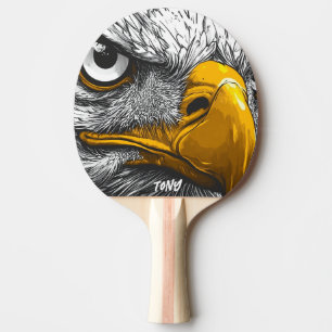 Raquette De Ping Pong Aigle comique personnalisable