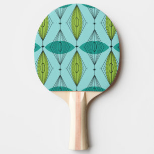 Raquette De Ping Pong Aiguille atomique et Starbursts Ping Paddle