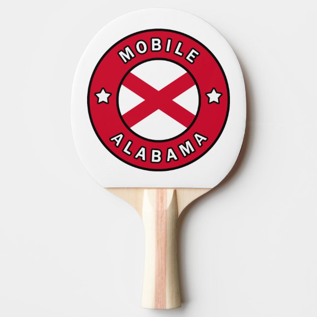 Raquette De Ping Pong Alabama mobile (Devant)