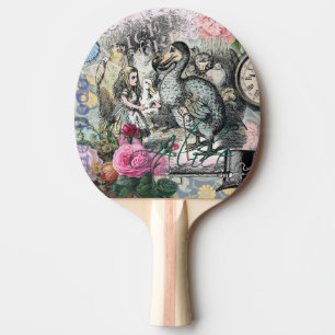 Raquette De Ping Pong Alice Classique Merveilles Dodo Art Tenniel