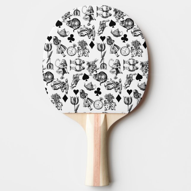 Raquette De Ping Pong Alice White Rabbit Wonderland Classic (Devant)