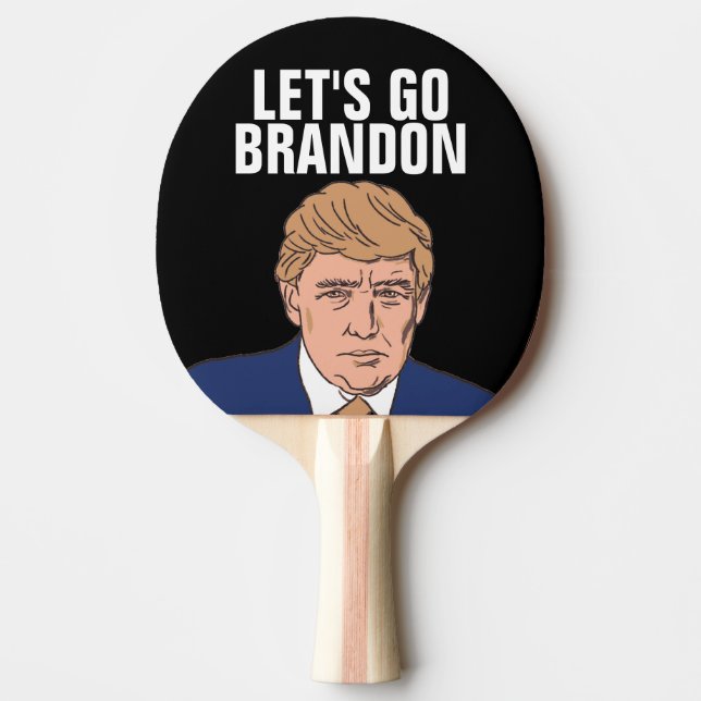 Raquette De Ping Pong ALLONS BRANDON trump Ping Pong Paddle (Devant)