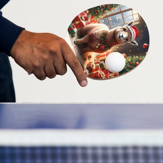 Raquette De Ping Pong "Alpaca les présents : un conte de Noël" (Insitu)