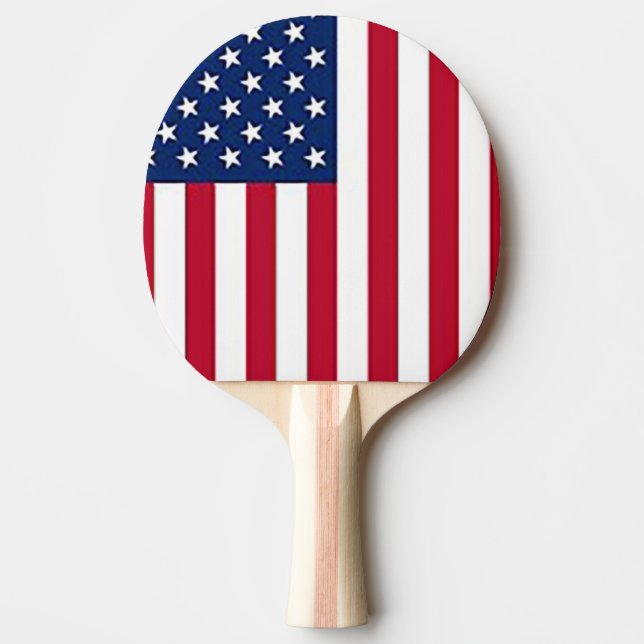 Raquette De Ping Pong American flag (Devant)