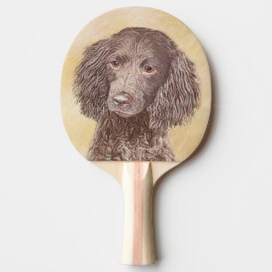 Raquette De Ping Pong American Water Spaniel Peinture - Original Dog Art