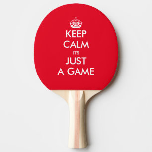 Raquette De Ping Pong Amusant Garder calme table de ping pong paddle