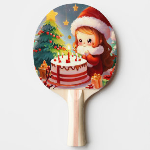 Raquette De Ping Pong Anniversaire de Noël (1)