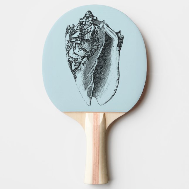 Raquette De Ping Pong Aqua Conch Shell (Devant)