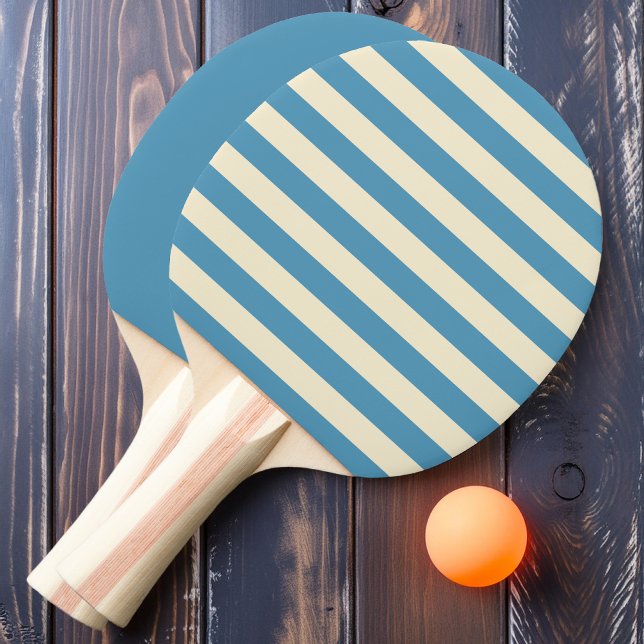 Raquette De Ping Pong Aqua Splash Polo Stripes et Solide (Créateur téléchargé)