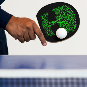 Raquette De Ping Pong Arbre Celtique Vert De Vie