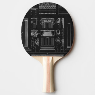 Raquette De Ping Pong Architecture graphique IV