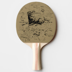 Raquette De Ping Pong Aries Constellation Hevelius 1690 March 21 - Apr19