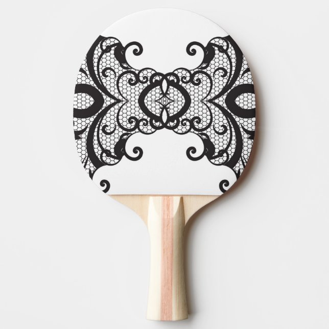 Raquette De Ping Pong Arrière - plan 2 de dentelle (Devant)