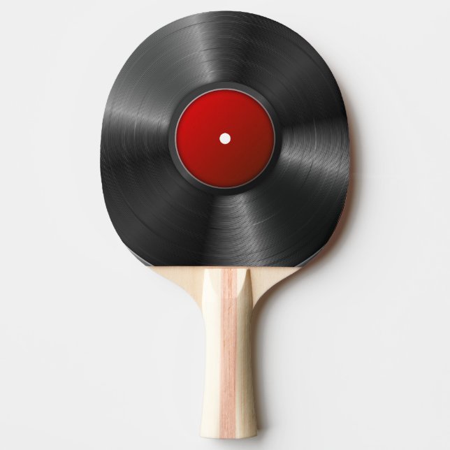 Raquette De Ping Pong Arrière - plan de disque vinyle (Devant)