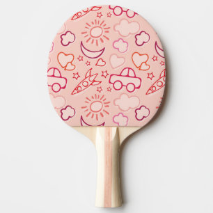 Raquette De Ping Pong arrière - plan de jouet