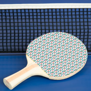 Raquette De Ping Pong Art botanique moderne
