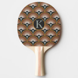 Raquette De Ping Pong Art Déco Jazz Age Sunset Jukebox