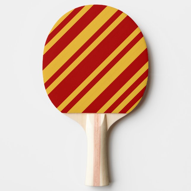 Raquette De Ping Pong Assistant Rouge et or (Devant)
