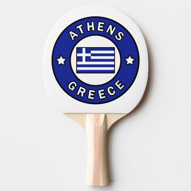 Raquette De Ping Pong Athènes Grèce (Devant)