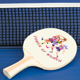 Raquette De Ping Pong Athlètes féministes inspirantes